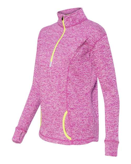 Women's Cosmic Fleece Quarter-Zip Pullover | USA Decoration