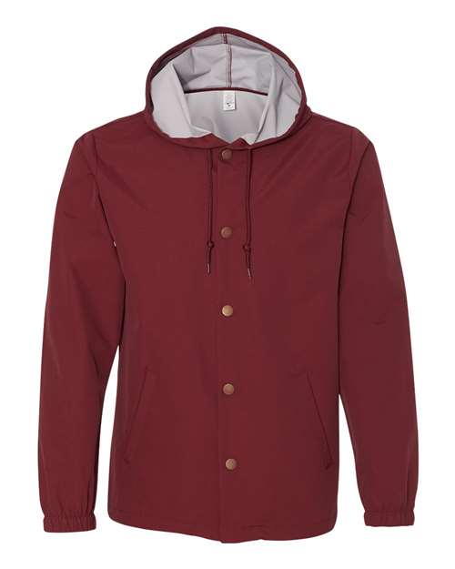 Water-Resistant Hooded Windbreaker | USA Decoration