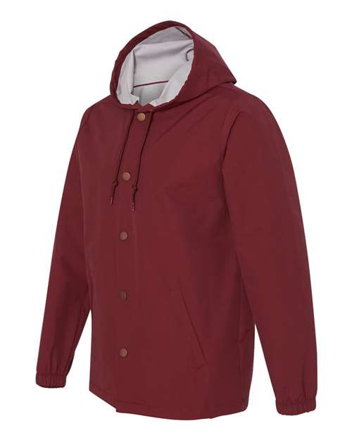 Water-Resistant Hooded Windbreaker | USA Decoration