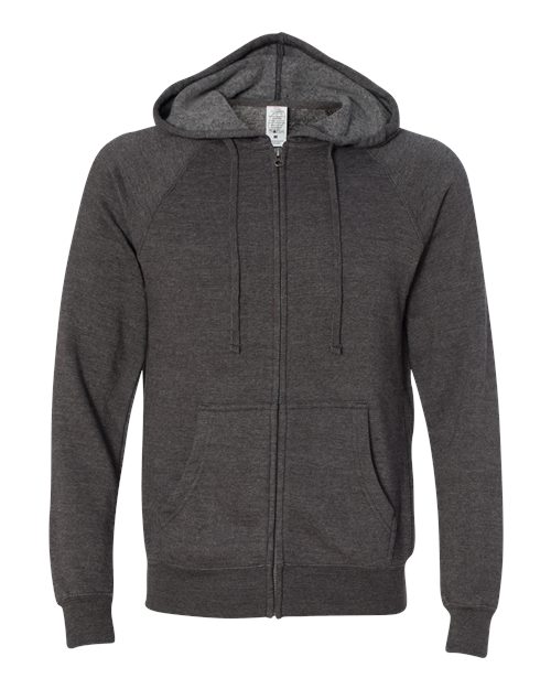 Special Blend Raglan Full-Zip Hooded Sweatshirt | USA Decoration