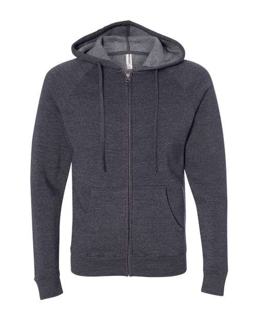 Special Blend Raglan Full-Zip Hooded Sweatshirt | USA Decoration