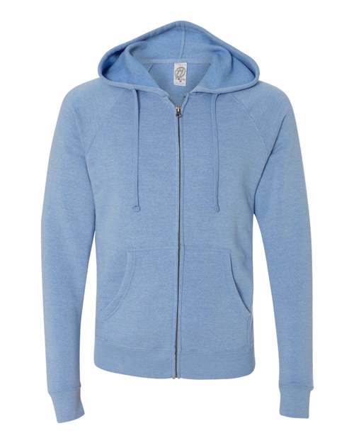 Special Blend Raglan Full-Zip Hooded Sweatshirt | USA Decoration