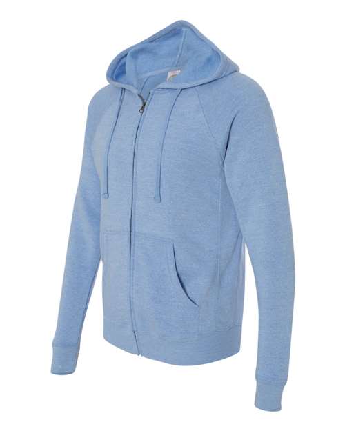Special Blend Raglan Full-Zip Hooded Sweatshirt | USA Decoration
