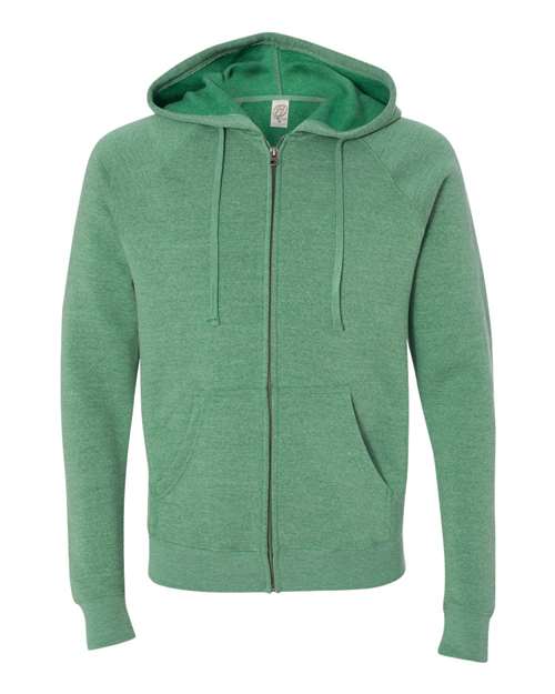 Special Blend Raglan Full-Zip Hooded Sweatshirt | USA Decoration