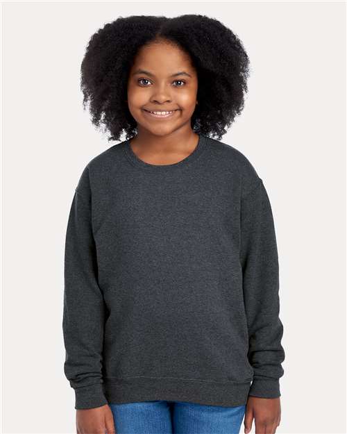 NuBlend® Youth Crewneck Sweatshirt | USA Decoration