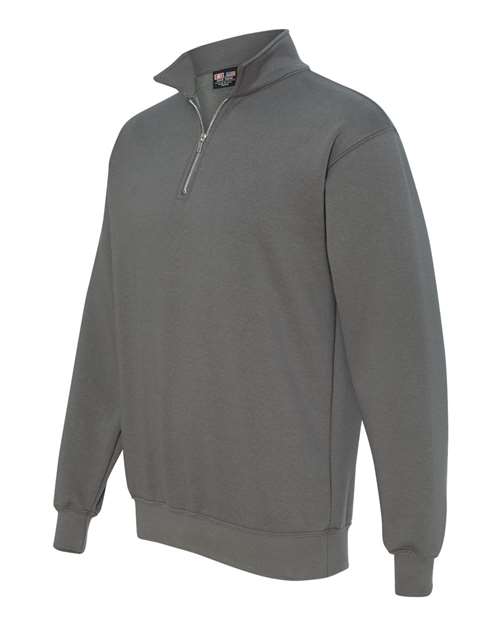 USA-Made Quarter-Zip Pullover Sweatshirt | USA Decoration