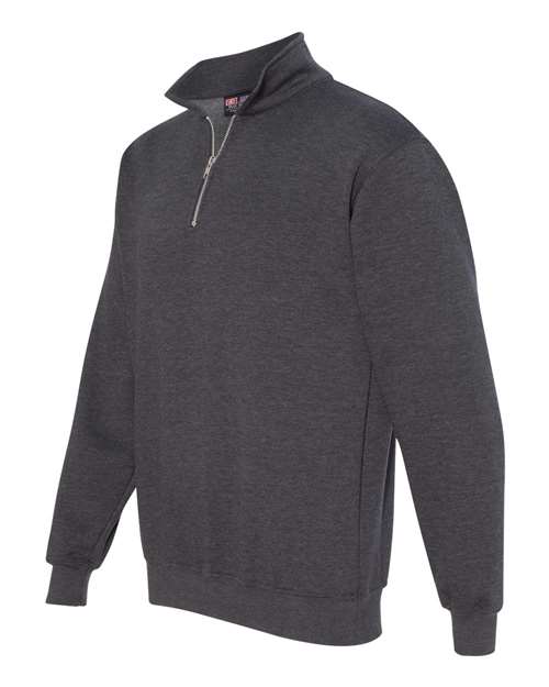USA-Made Quarter-Zip Pullover Sweatshirt | USA Decoration