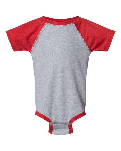 Infant Baseball Fine Jersey Bodysuit | USA Decoration