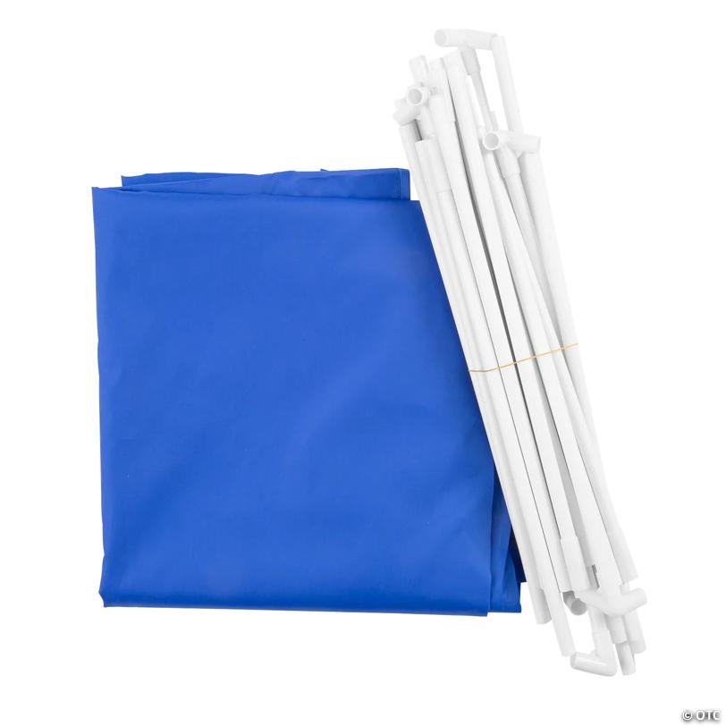 45" x 40" Blue Plastic Sleepover Tent with Frame