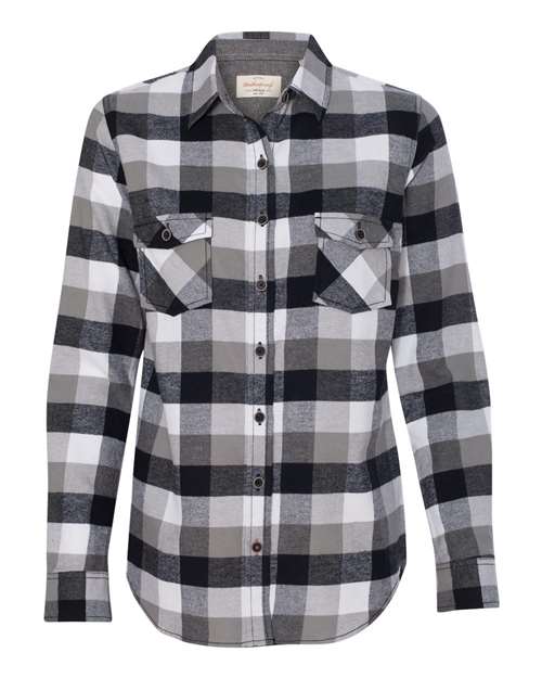 Women's Vintage Brushed Flannel Shirt | USA Decoration
