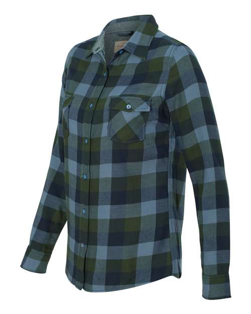 Women's Vintage Brushed Flannel Shirt | USA Decoration