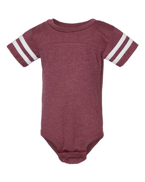 Infant Football Fine Jersey Bodysuit | USA Decoration