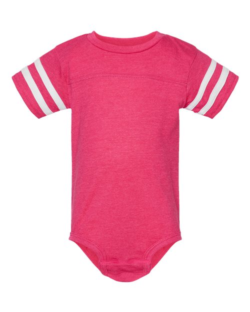 Infant Football Fine Jersey Bodysuit | USA Decoration