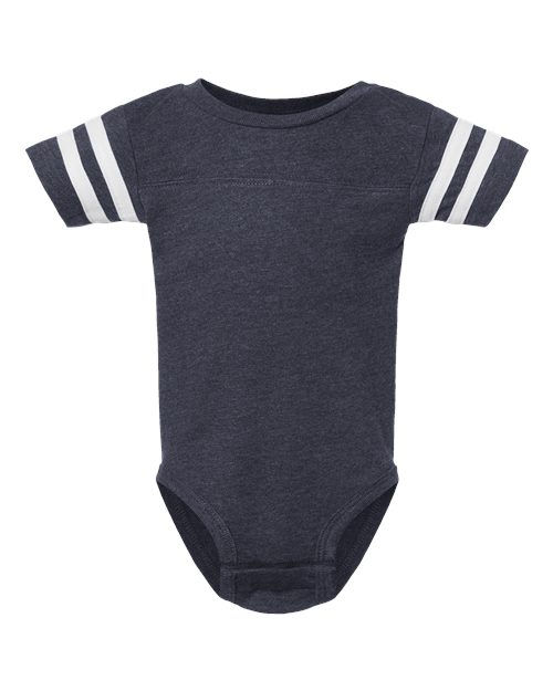 Infant Football Fine Jersey Bodysuit | USA Decoration