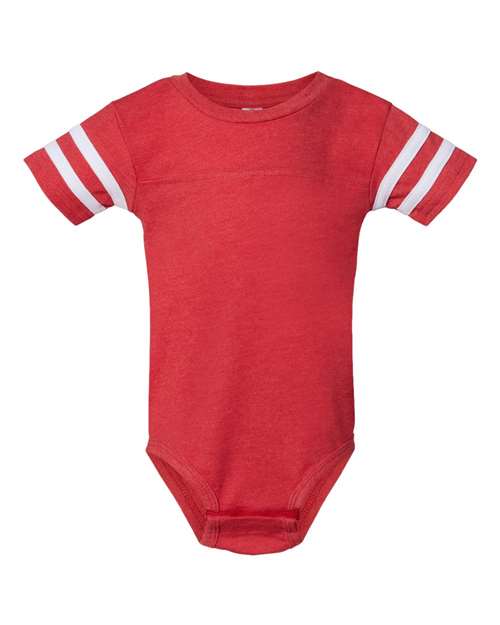 Infant Football Fine Jersey Bodysuit | USA Decoration