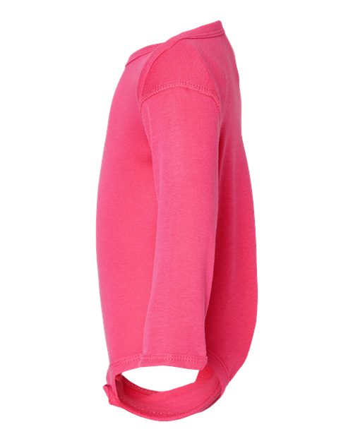 Infant Long Sleeve Baby Rib Bodysuit | USA Decoration