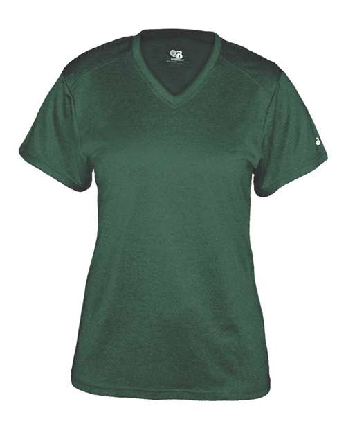 Women's Pro Heather V-Neck T-Shirt | USA Decoration