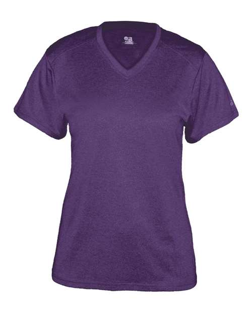 Women's Pro Heather V-Neck T-Shirt | USA Decoration