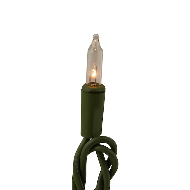 Holiday Living 100 -Count 20.62-ft White Incandescent Plug-In Christmas String Lights