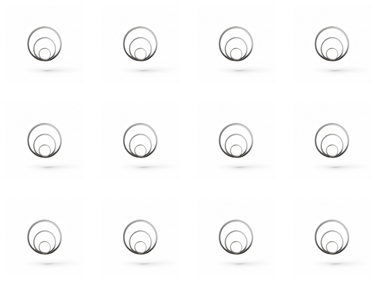 Round Cookie Cutter Set – 1, 2, and 3 inch Sizes for Cookies, Biscuits, Donuts and More