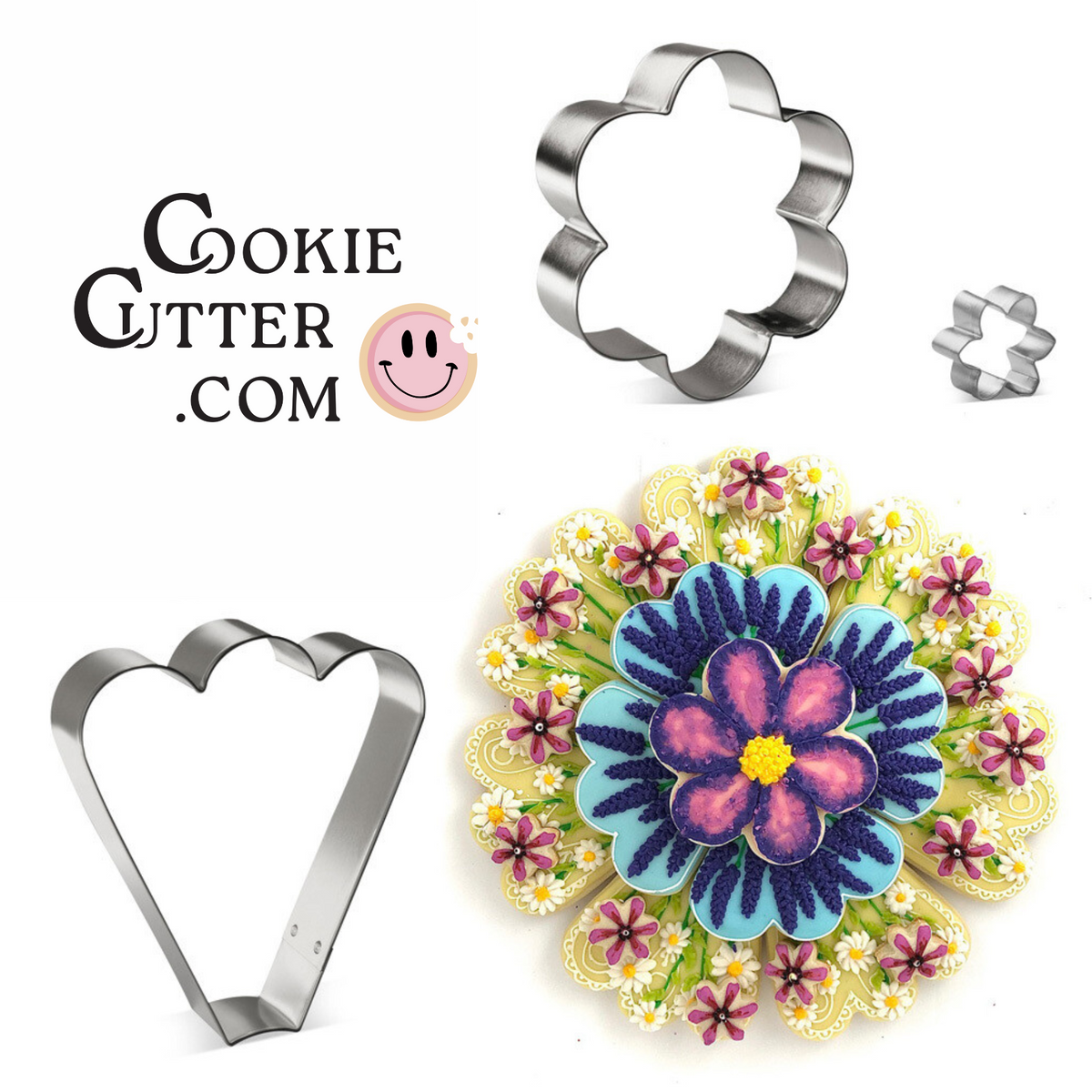 Mother's Day Cookie Platter 4 Pc Set HS0454