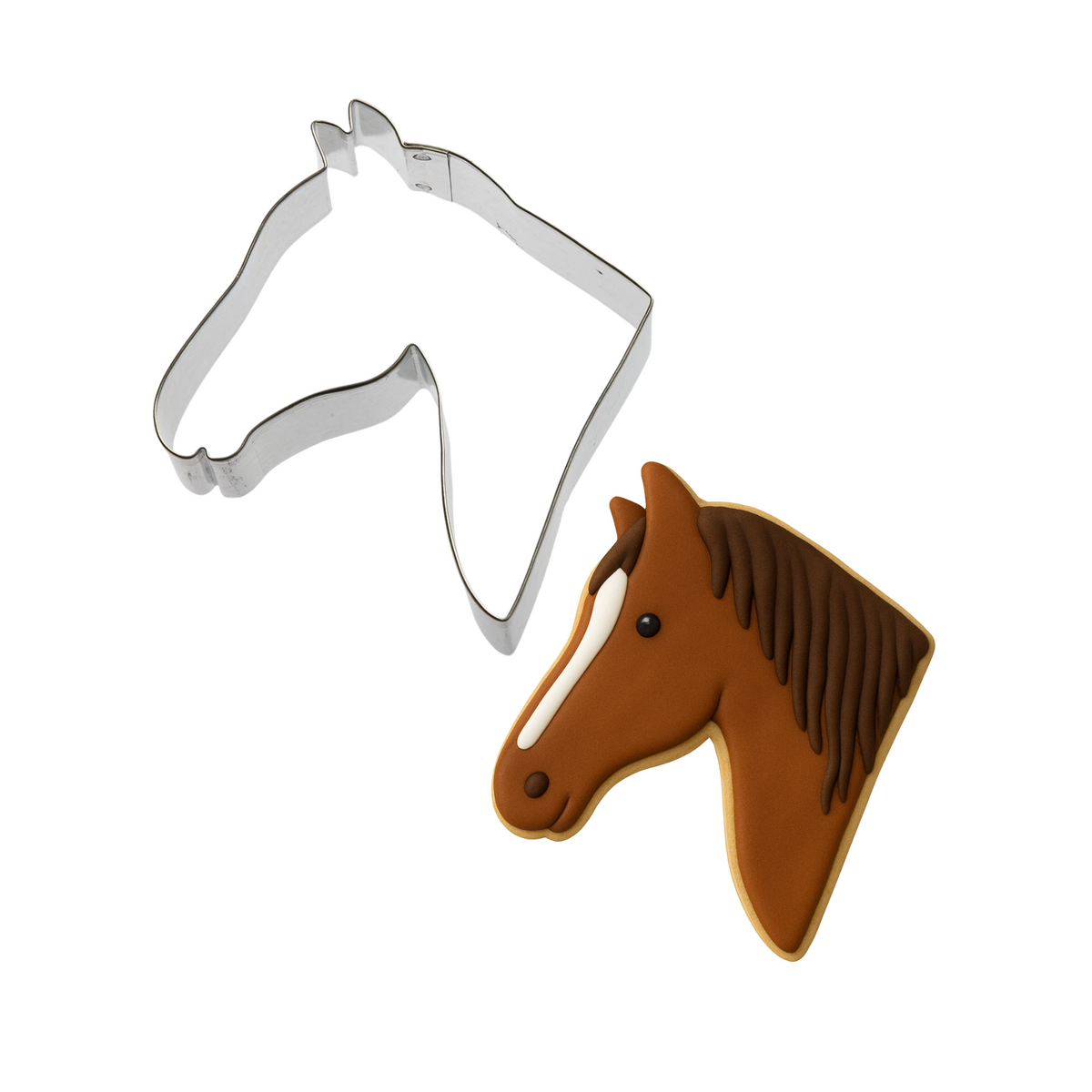 Horse Head Cookie Cutter 4.5 in B1324