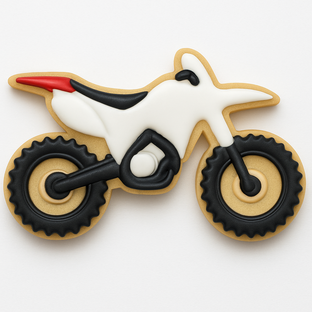 Dirtbike Cookie Cutter 4 in B1780