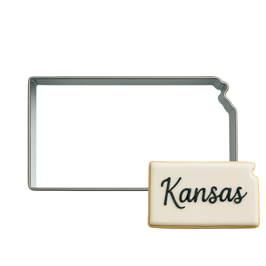 State Of Kansas Cookie Cutter 4 in B1786