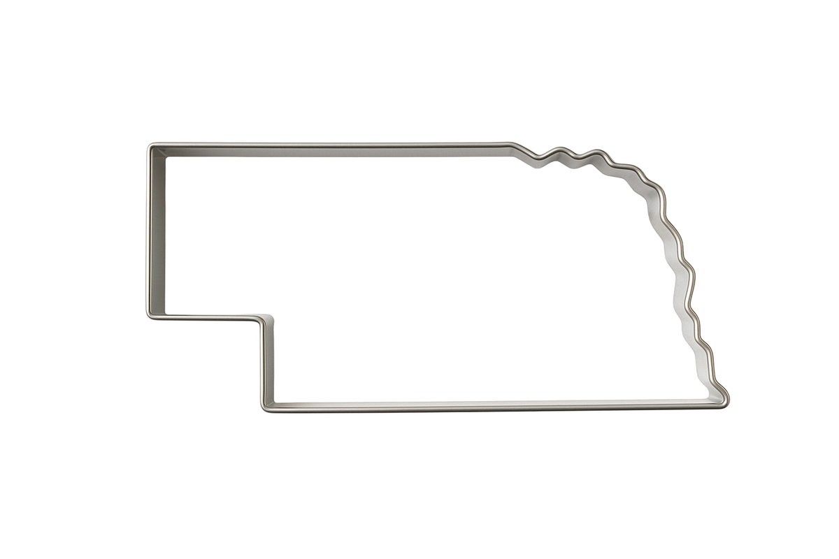 State Of Nebraska Cookie Cutter 4 in B1785