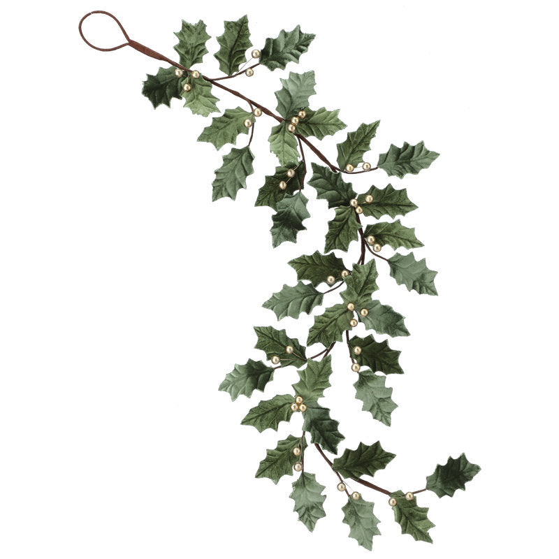 Artificial Mistletoe hanging in a holiday doorway