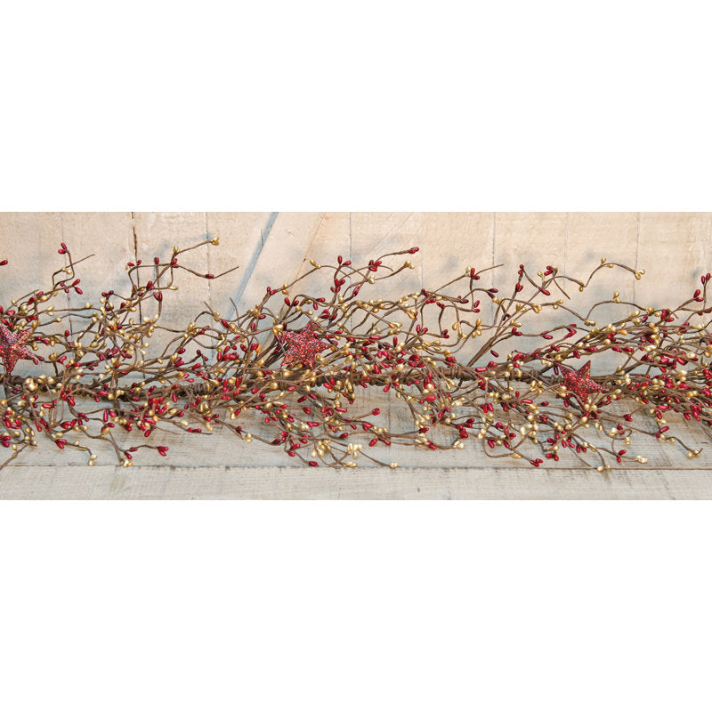 31" Pine Vine draped along a holiday mantel