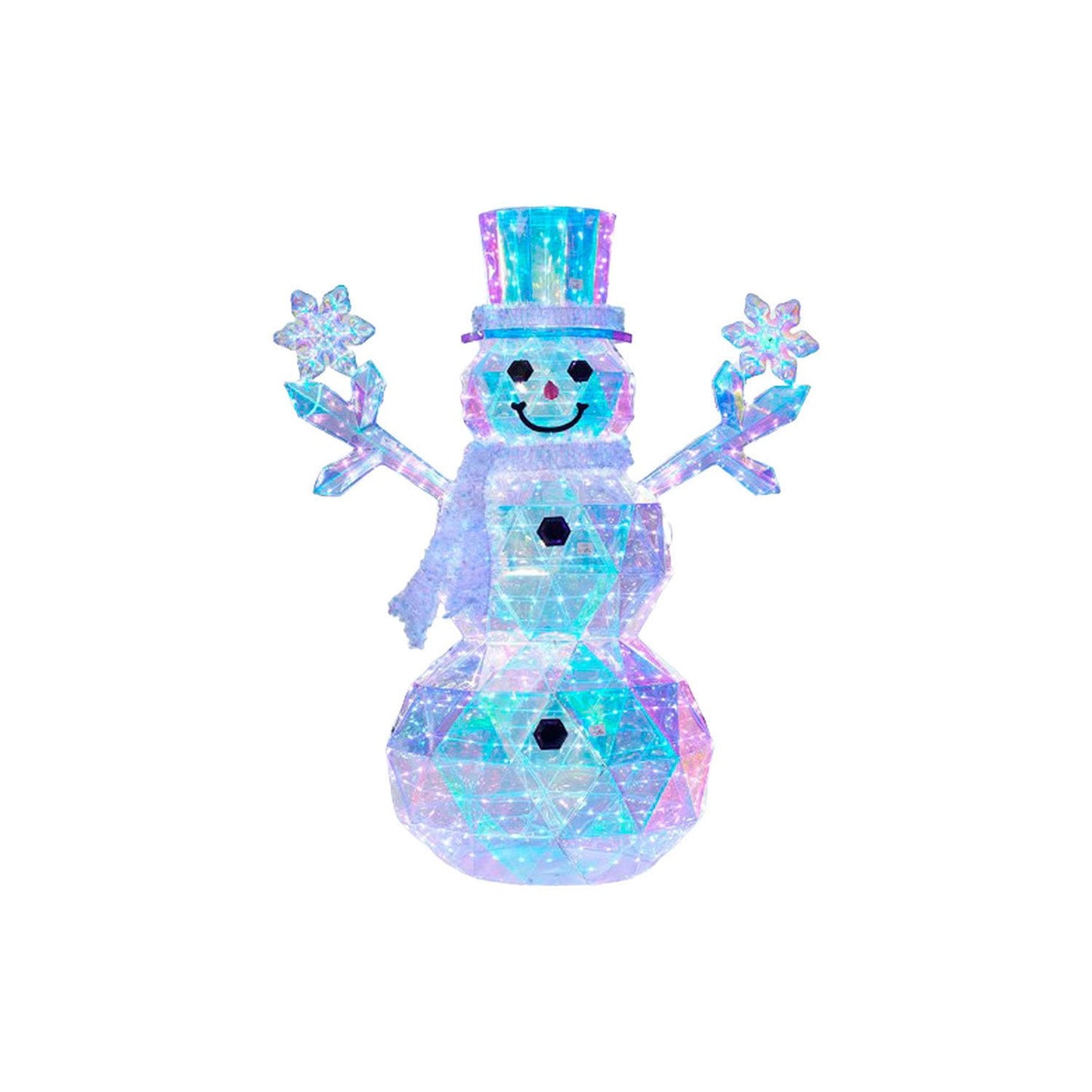 Member's Mark 6' Pre-Lit Prismatic Snowman | USA Decoration®