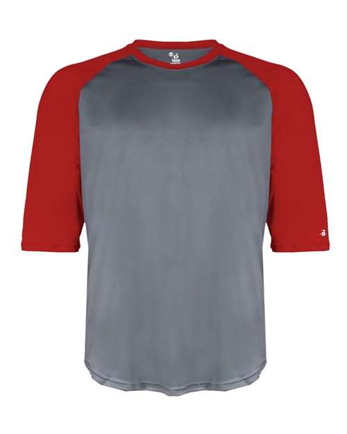 B-Core Three-Quarter Sleeve Baseball T-Shirt | USA Decoration