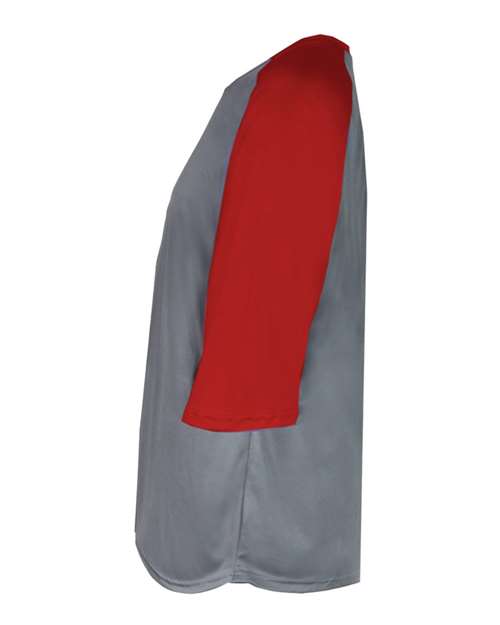 B-Core Three-Quarter Sleeve Baseball T-Shirt | USA Decoration