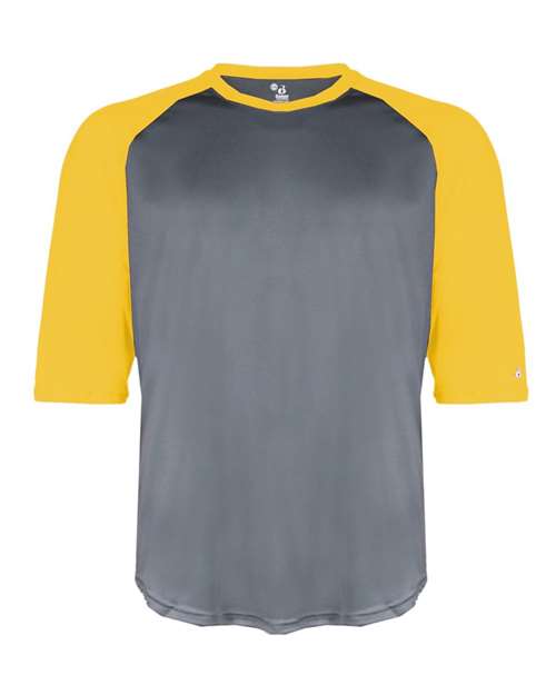 B-Core Three-Quarter Sleeve Baseball T-Shirt | USA Decoration