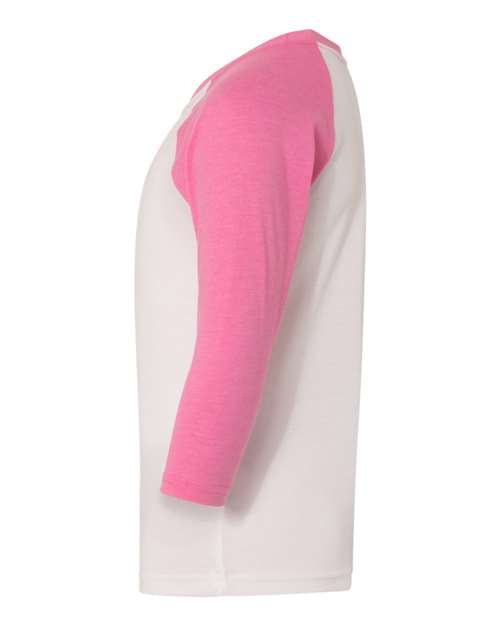 Youth CVC Three-Quarter Sleeve Raglan T-Shirt | USA Decoration