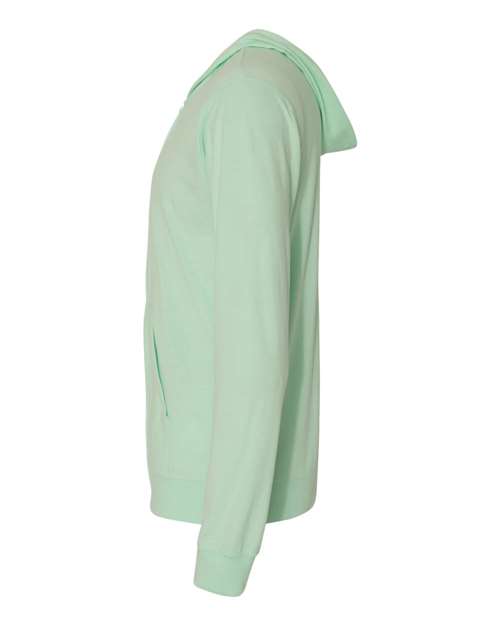 Sueded Long Sleeve Hooded Full Zip | USA Decoration