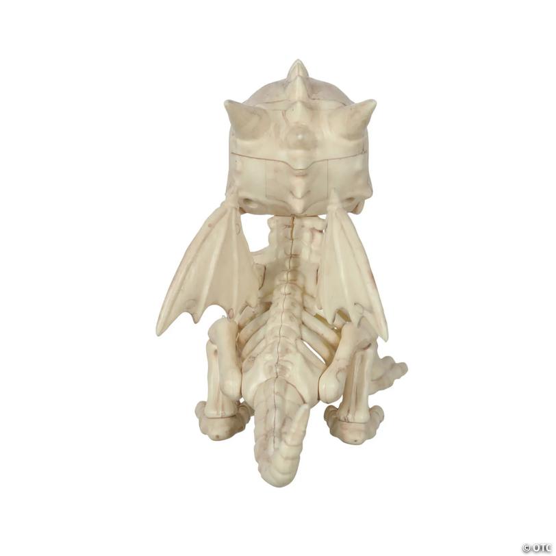 4 1/2" Sitting Dragon Skeleton Halloween Decoration