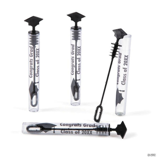 4 1/4" Personalized Mini Graduation Clear Plastic Bubble Tubes - 24 Pc.
