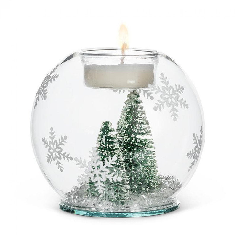 4'' H Glass Tabletop Votive Holder