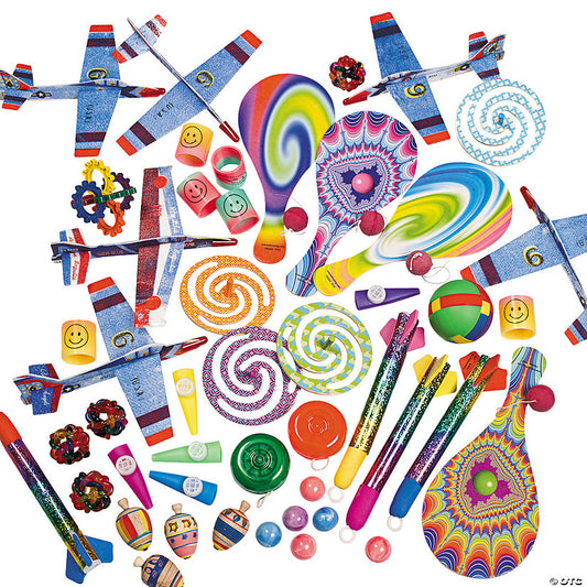 50 Piece(s): Bulk 50 Pc. Super Novelty Toy & Activity Assortment | USA Decoration®