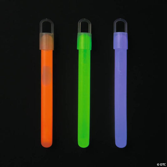 4" Bulk 50 Pc. Halloween Green, Orange & Purple Plastic Glow Sticks