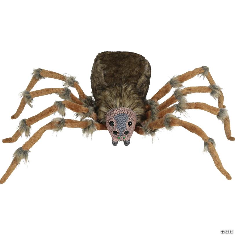 4 Ft. 5" Deluxe Light-Up Furry Wolf Spider Halloween Decoration