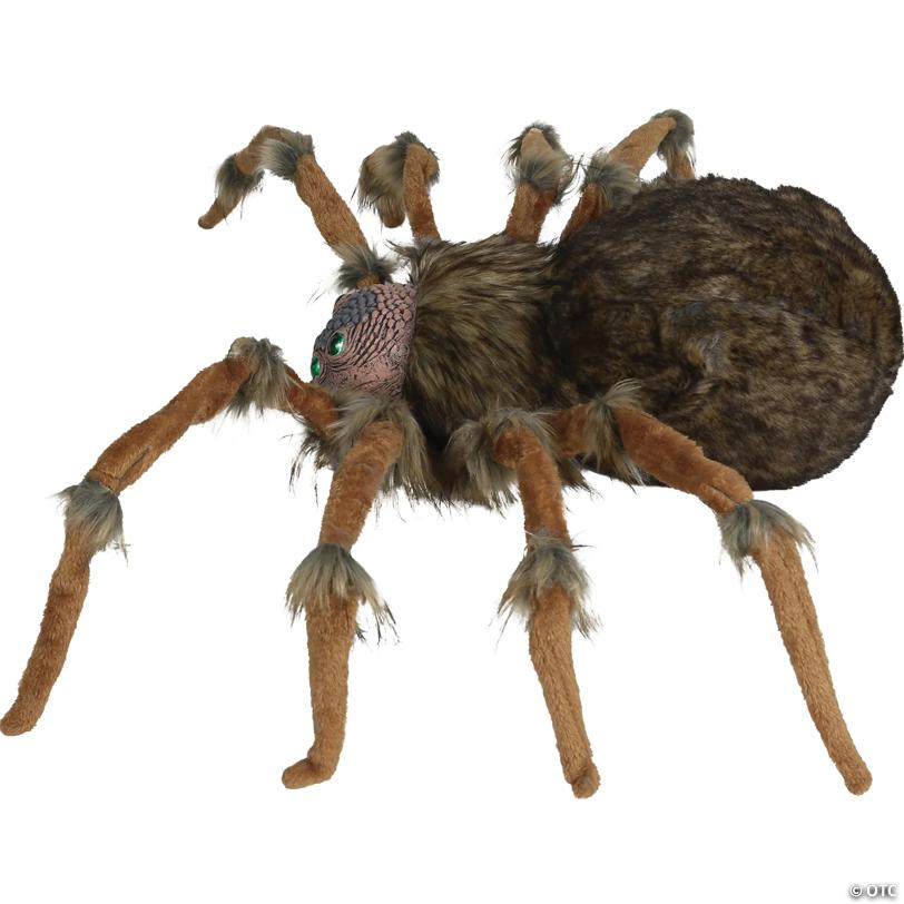 4 Ft. 5" Deluxe Light-Up Furry Wolf Spider Halloween Decoration
