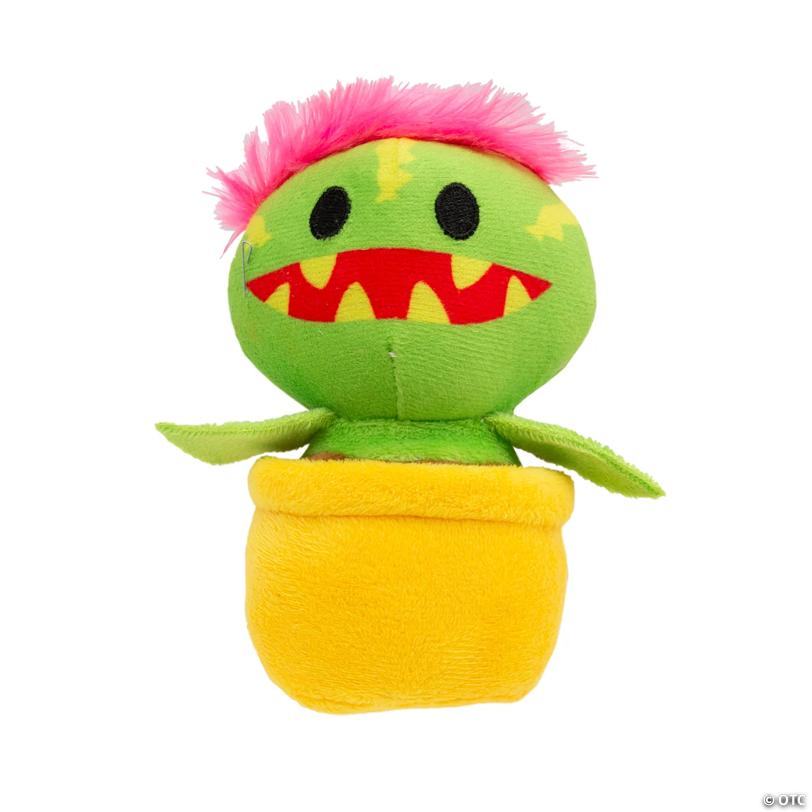 4" Mini Brightly Colored Stuffed Carnivorous Plants - 12 Pc.