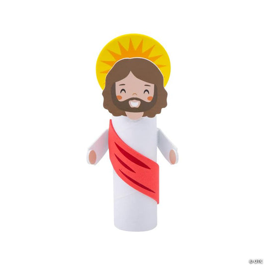 4" x 6 1/4" Jesus Craft Roll Craft Kit - Makes 12 | USA Decoration®