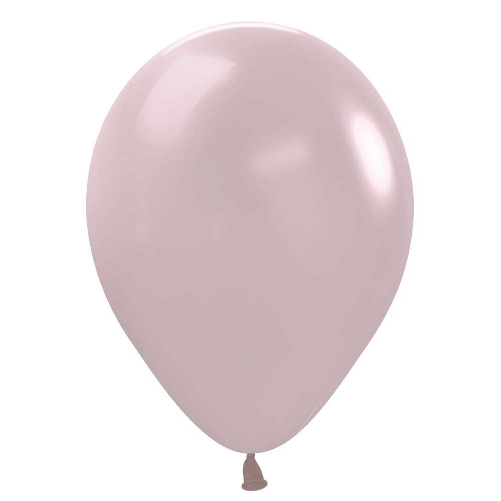 Latex Balloons 5 Inch Pastel Dusk Rose