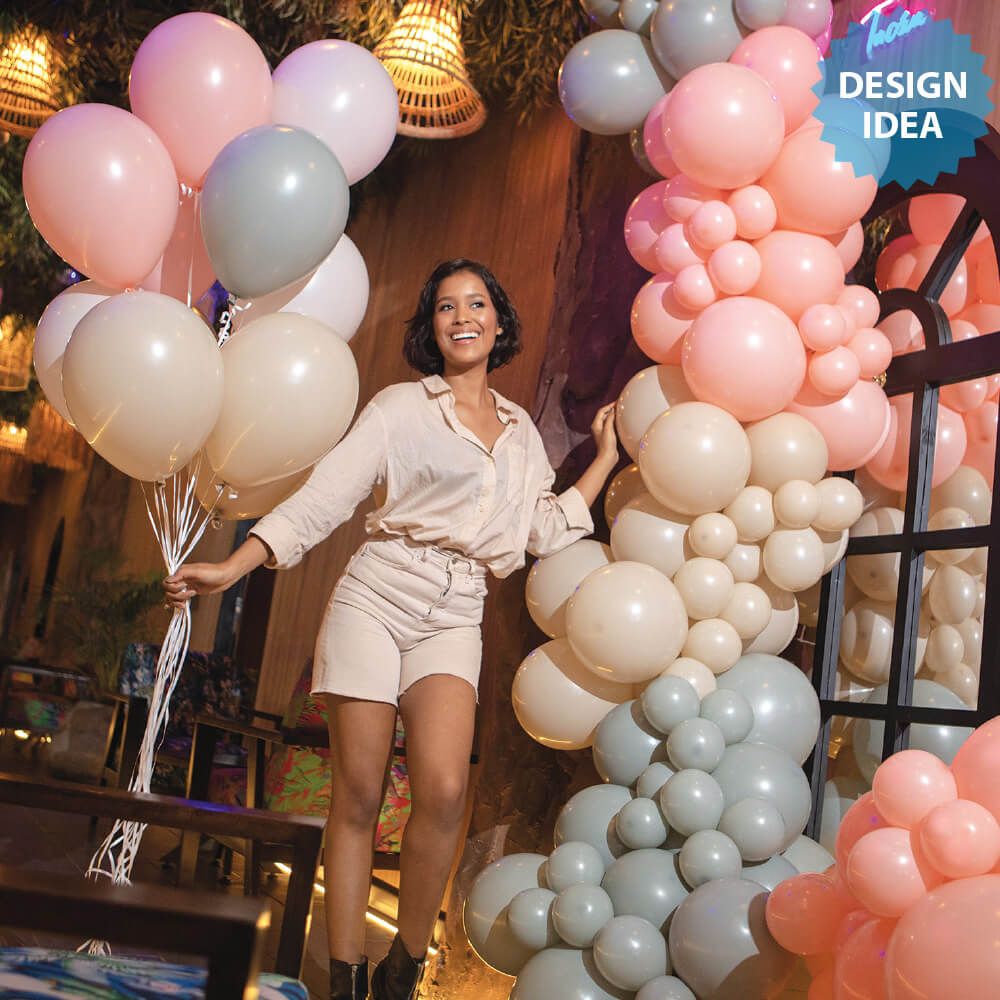Latex Balloons 5 Inch Sempertex Pastel Matte Melon
