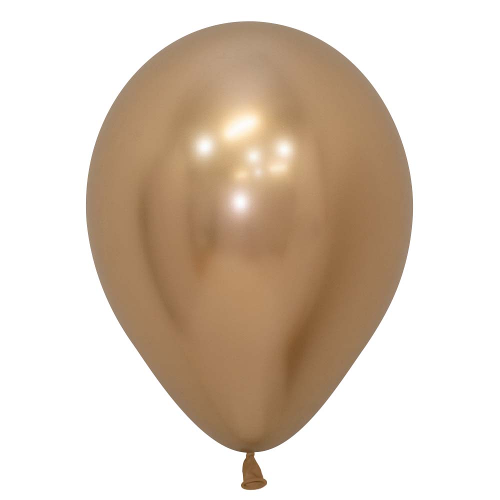 Latex Balloons 5 Inch Sempertex Reflex Gold