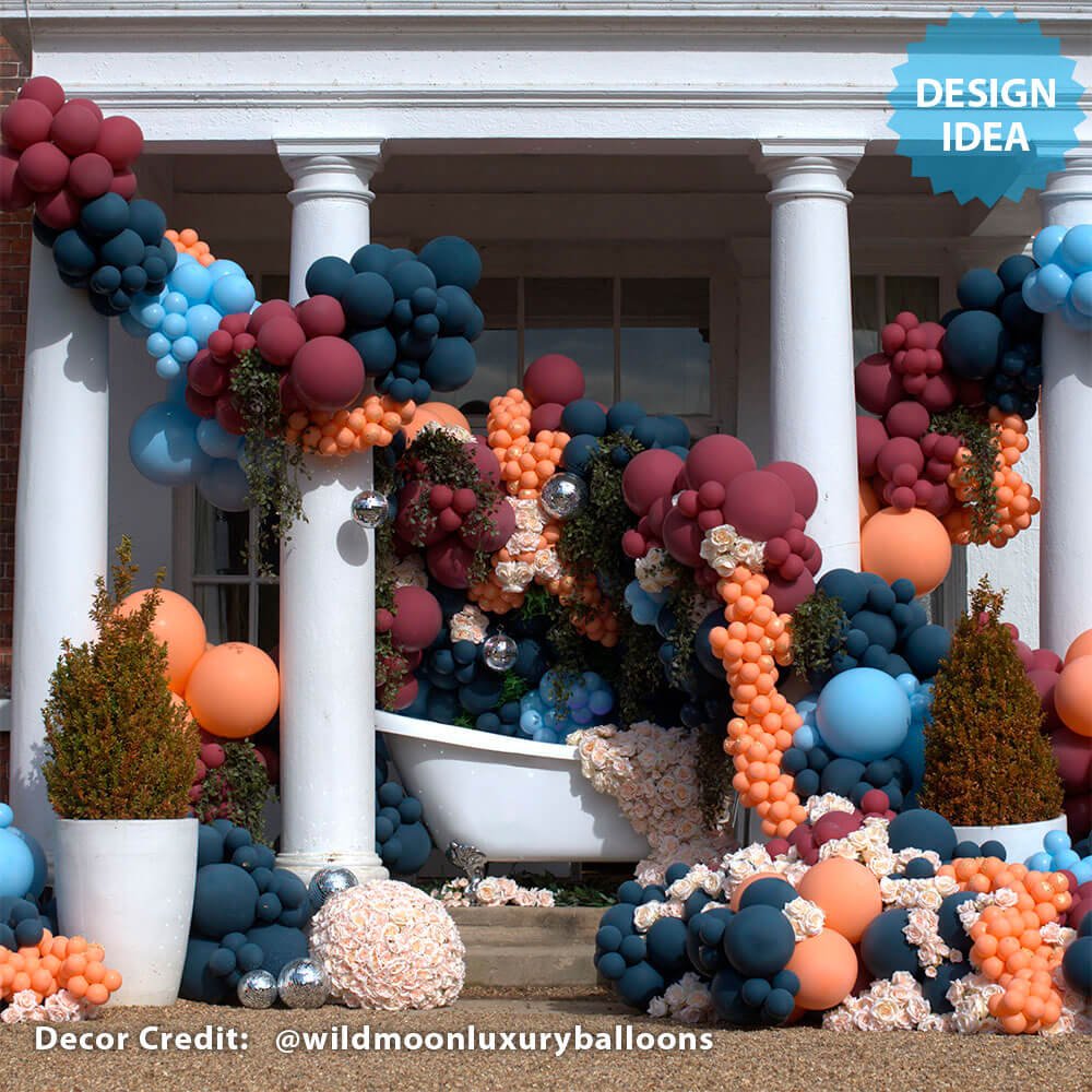 Latex Balloons 5 Inch TUFTEX Cheeky Peach